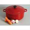 Chasseur cocotte fonte ronde rouge 317610