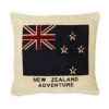 Coussin en chenille avec le drapeau du new zealand 50 x 50 Arteinmotion COM-CUS0081