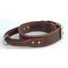 Collier inter cuir dble cuir 43mm l.60-65cm-poignee ronde Sellerie Canine Vendéenne 83610