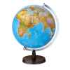 Globe de bureau Aqua B - Globe géographique lumineux - Cartographie double effet : physique éteint, politique allumé - diam 30 c