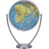 Globe géographique Columbus lumineux - modèle Magnum - sphère 111 cm Duorama, pied acier-CO2111182