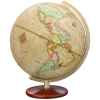 Globe géographique Colombus lumineux - modèle DUPLEX Antique - sphère 30 cm-CO603052