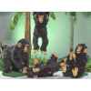 Automate - chimpanzé balançant ses jambes Automate Décoration Noël 286