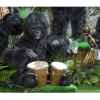 Automate - gorille jouant des bongos Automate Décoration Noël 294