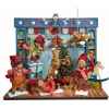 Décor animé - l'entrepôt de jouets du père noël Automate Décoration Noël 155-K