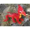 Peluche dragon rouge 42cm (long.) Anima 5937