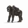 Figurine femelle gorille avec son bébé schleich-14662