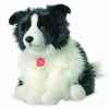 Peluche chien border collie 30 cm hermann 92771 6