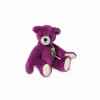 Peluche miniature ours teddy violet 6 cm collection teddy original hermann -15785 4