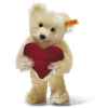 Peluche Steiff Ours Teddy I love you mohair crème -st002892