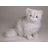 Peluche assise chinchilla chat persan 30 cm Piutre -2302