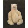 Peluche assise ours polaire 70 cm Piutre -2128