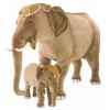 Peluche debout éléphant d'Inde 90 cm Piutre -2575
