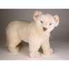 Peluche debout lion blanc 55 cm Piutre -2538