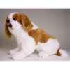 Peluche assise Epagneul Cavalier king charles  45 cm Piutre -1292