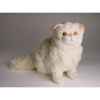 Peluche assise chat persan chinchilla beige 30 cm Piutre -2307