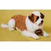 Peluche allongée saint bernard 140 cm Piutre -2293