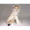 Peluche assise lynx 55 cm Piutre -2552