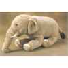 Peluche allongée éléphant d'Inde 60 cm Piutre -2576