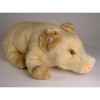 Peluche allongée bébé cochon beige 45 cm Piutre -2419