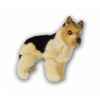 Peluche debout mascot berger allemand 20 cm Piutre -4253