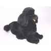 Peluche allongée poodle noir 60 cm Piutre -253