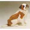 Peluche assise saint bernard 70 cm Piutre -3228