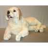 Peluche allongée labrador retriever 85 cm Piutre -1226