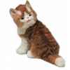 Peluche assise chat maine coon 30 cm Piutre -2381