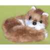 Peluche Miniature couchée renard 15 cm Piutre -4265