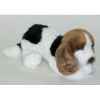 Peluche allongée chiot basset hound 30 cm Piutre -3370