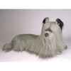 Peluche allongée skye-terrier 60 cm Piutre -1269