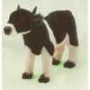 Peluche debout vache noire et blanche 60 cm Piutre -2688