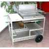 Barbecue montory inox sur chariot Le Marquier -BCI209