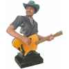 Figurine homme résine guitare Statue Musicien -Y30ZP-1811