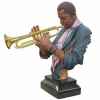 Buste résine trompette Statue Musicien -Y10ZP-522