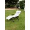 Bain de soleil swing-futon coussin beige Chalet Jardin -35-901094